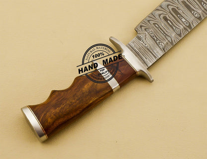 Damascus Machete Knife Custom Handmade Damascus Steel Hunting Knife 3223