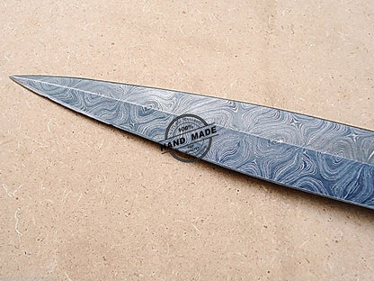 Custom Handmade Damascus Sword Solid Rose Wood Handle 1725
