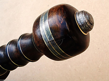Custom Handmade Damascus Sword Solid Rose Wood Handle 1725