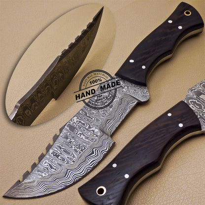 Damascus Tracker Knife Custom Handmade Damascus Steel Knife 998