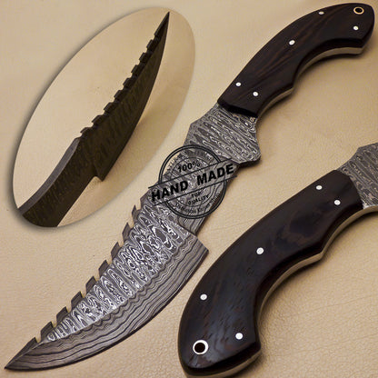 Damascus Tracker Knife Custom Handmade Damascus Steel Knife 999
