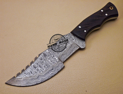 Damascus Tracker Knife Custom Handmade Damascus Steel Knife 998