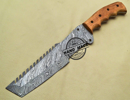 Damascus Tracker Knife Custom Handmade Damascus Steel Knife 1910