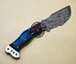 Damascus Tracker Knife Custom Handmade Damascus Steel Knife 2084