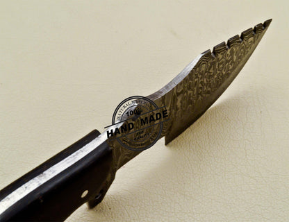 Damascus Tracker Knife Custom Handmade Damascus Steel Knife 1673
