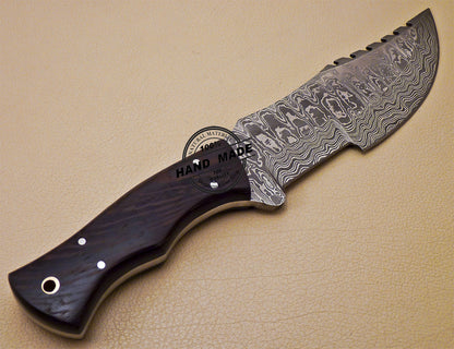 Damascus Tracker Knife Custom Handmade Damascus Steel Knife 998