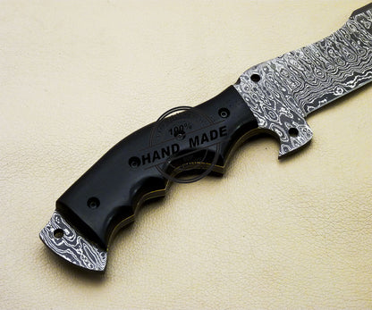 Damascus Tracker Knife Custom Handmade Damascus Steel Knife 2085