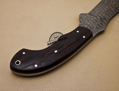 Damascus Tracker Knife Custom Handmade Damascus Steel Knife 999
