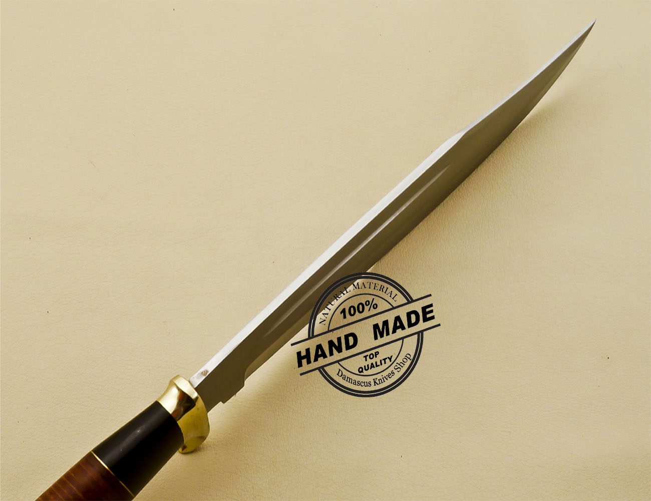 Crocodile Dundee Bowie Custom Handmade Fixed Blade Knife 3200