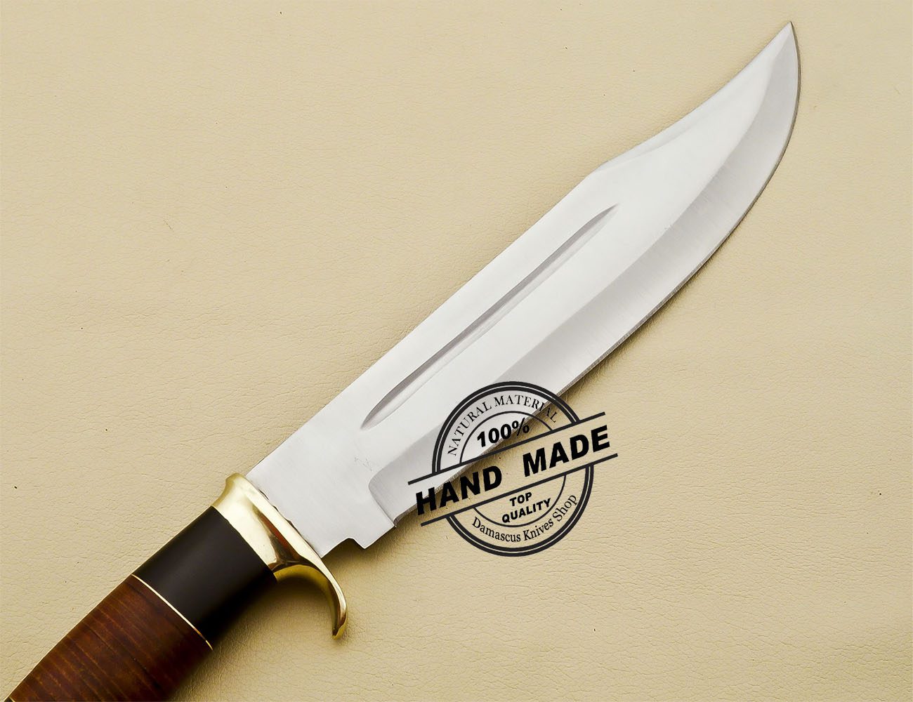 Crocodile Dundee Bowie Custom Handmade Fixed Blade Knife 3200
