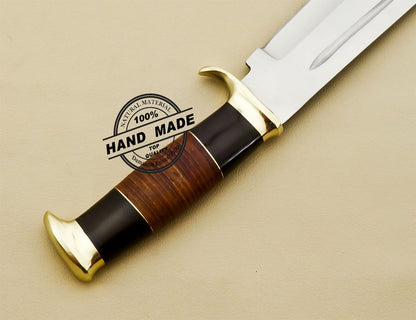 Crocodile Dundee Bowie Custom Handmade Fixed Blade Knife 3200