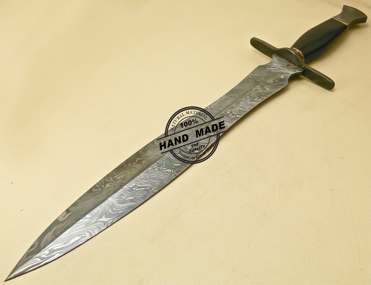 Damascus Sword Custom Handmade Damascus Steel Sword 870